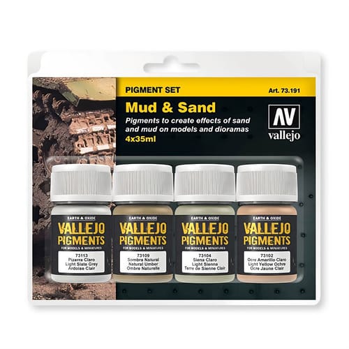 Sada Vallejo Pigments: Mud & Sand
