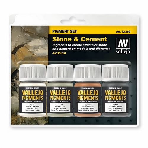 Sada Vallejo Pigments: Stone & Cement Sada Vallejo Pigments: Stone & Cement