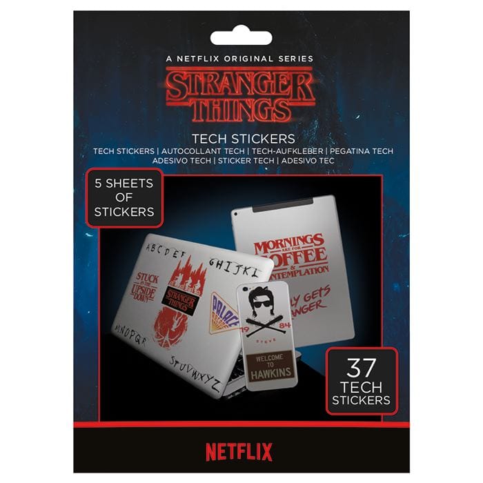 Sada vinylových nálepiek Stranger Things (37 ks)
