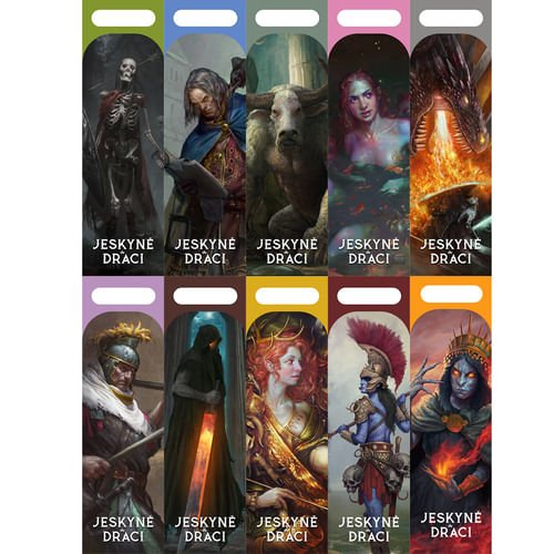 Sada záložiek Jeskyně a draci Sada záložiek Jeskyně a draci