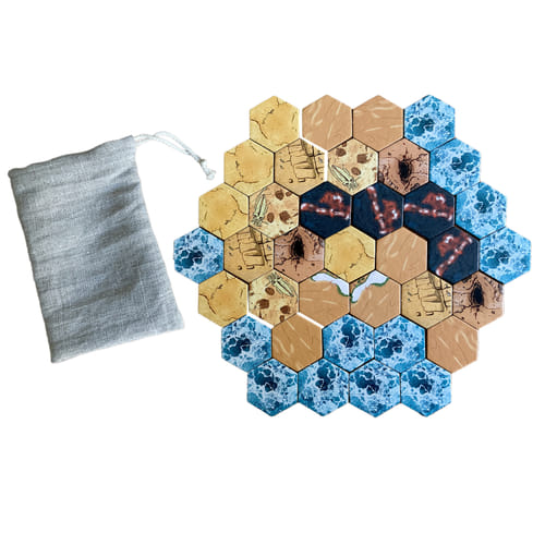 Sada žetónov pre hexcrawl - púšť Sada žetónov pre hexcrawl - púšť