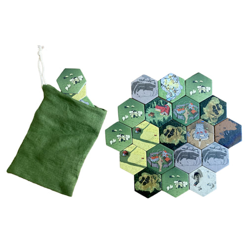 Sada žetonů pro hexcrawl - těžba