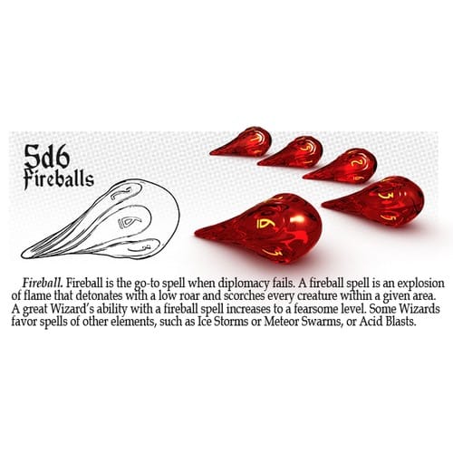 Súprava kociek PolyHero - Wizard Level Up (5d6) Súprava kociek PolyHero - Wizard Level Up (5d6)