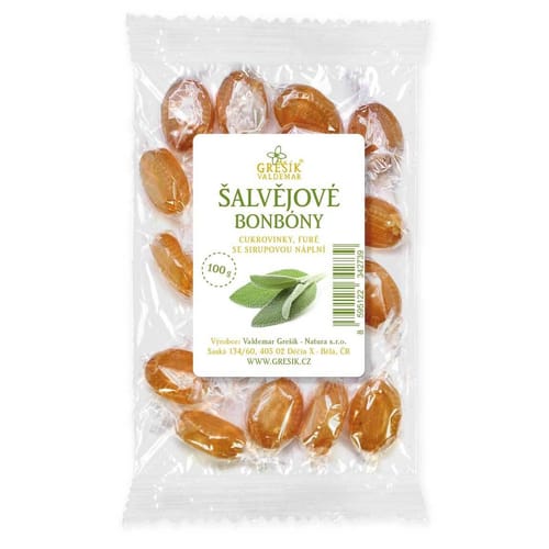 Šalviové cukríky Šalviové cukríky