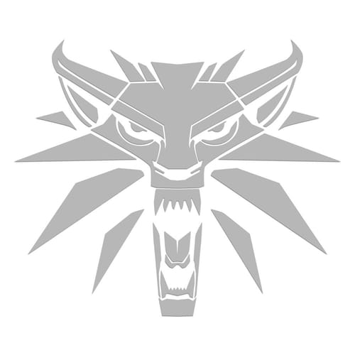 Samolepka Zaklínač 3: White Wolf Samolepka Zaklínač 3: White Wolf