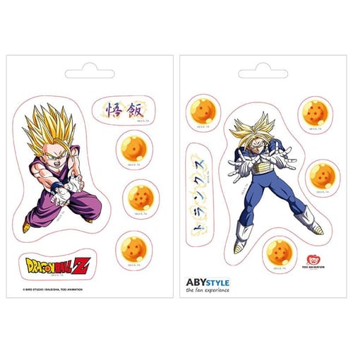 Levně Samolepky Dragon Ball - Gohan & Trunks