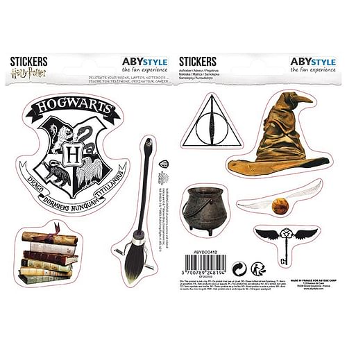 Obrázok ABYstyle – Harry Potter – Samolepky – 16 × 11 cm/2 hárky – Magical Objects (3700789248194)