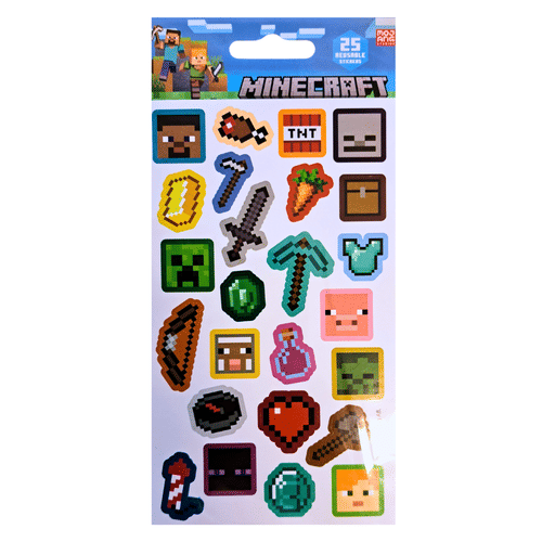 Nálepky Minecraft (25 ks) Nálepky Minecraft (25 ks)