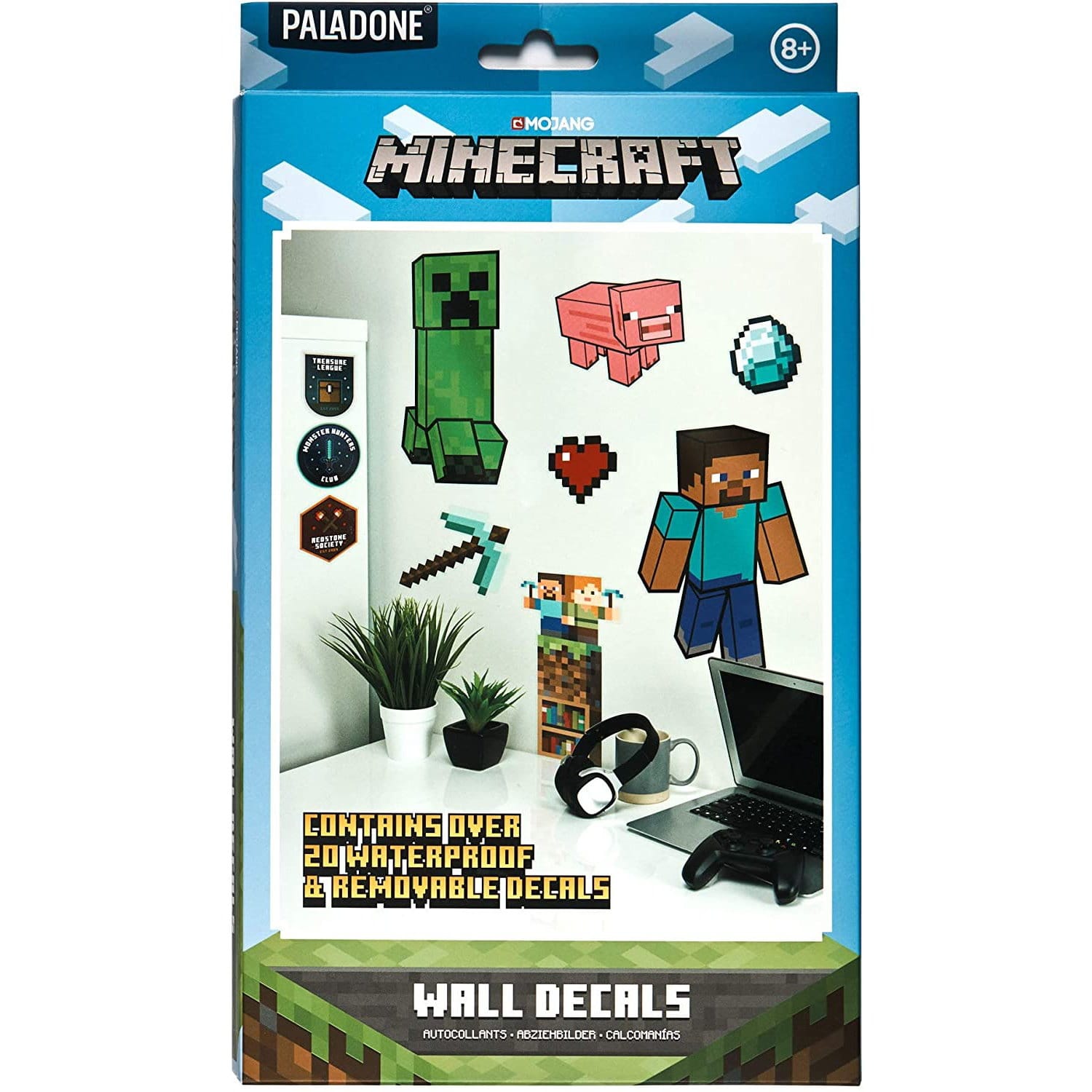Samolepky Minecraft na stěnu