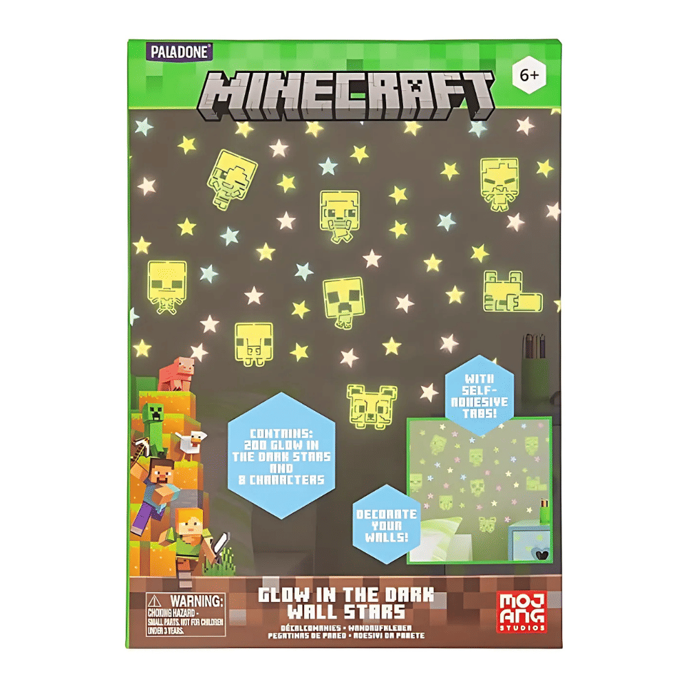 Nálepky na stenu Minecraft  - svietiace