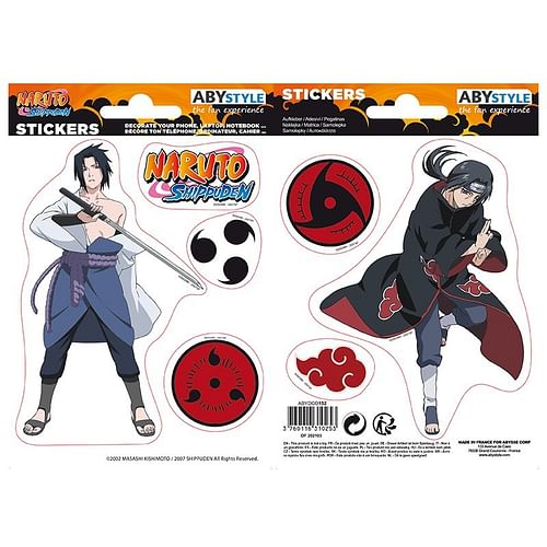 Obrázok ABYstyle Samolepky Naruto Shippuden - Sasuke & Itachi