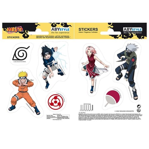 Samolepky Naruto Shippuden - Team 7 Samolepky Naruto Shippuden - Team 7