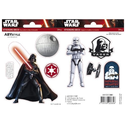 Samolepky Star Wars - Darth Vader a Trooper Samolepky Star Wars - Darth Vader a Trooper