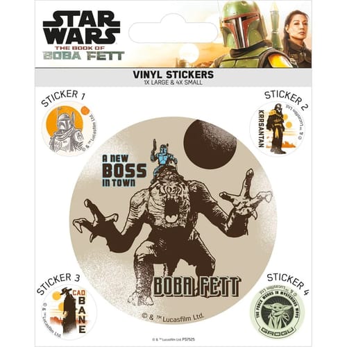 Samolepky Star Wars: The Book Of Boba Fett - Airbrush