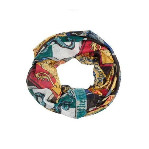 Šatka Loop Scarf Harry Potter - Crests Infinity Šatka Loop Scarf Harry Potter - Crests Infinity