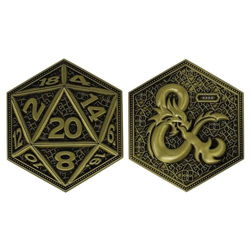 Levně Sběratelská mince Dungeons & Dragons D20