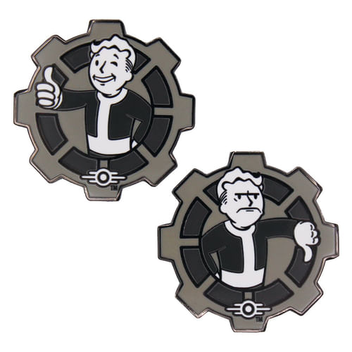 Zberateľská minca Fallout - Vault Boy Decision Coin Zberateľská minca Fallout - Vault Boy Decision Coin