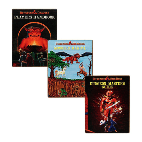 Levně Sběratelské ingoty Dungeons & Dragons 50. výročí - Book Cover Set (3 ks)