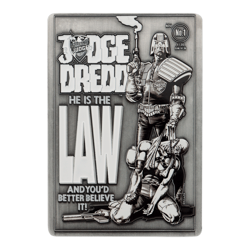 Levně Sběratelský ingot Soudce Dredd - He is the Law