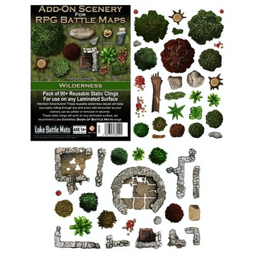 Add-on Scenery for RPG Battle Maps - Wilderness Add-on Scenery for RPG Battle Maps - Wilderness