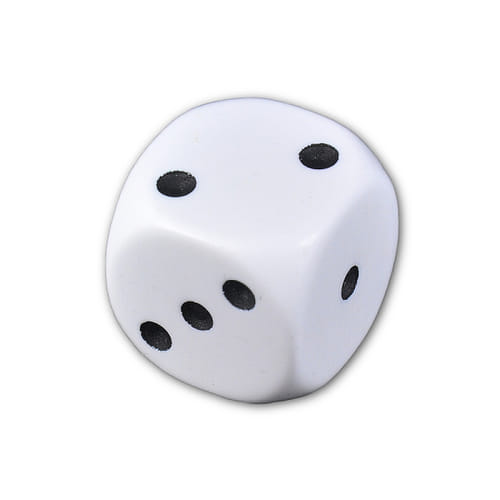 Šesťstranná kocka - tri číslice (bodky) Šesťstranná kocka - tri číslice (bodky)