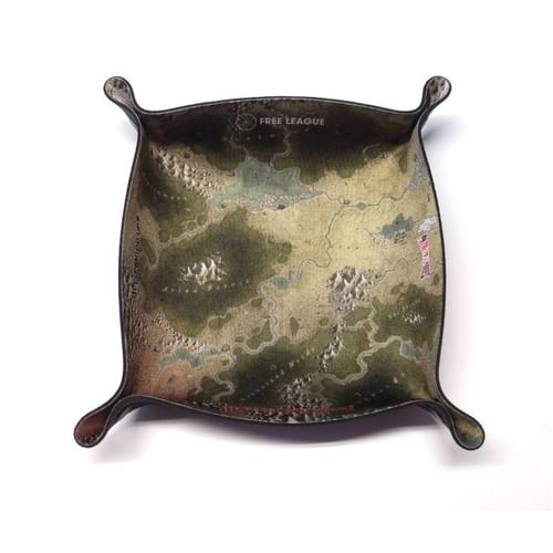 Skladacia podložka na hádzanie kociek Zapovězené země - mapa Skladacia podložka na hádzanie kociek Zapovězené země - mapa