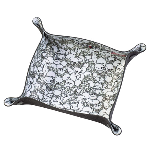 Skladacia podložka na hádzanie kociek - Skulls Antique, obdĺžniková Skladacia podložka na hádzanie kociek - Skulls Antique, obdĺžniková