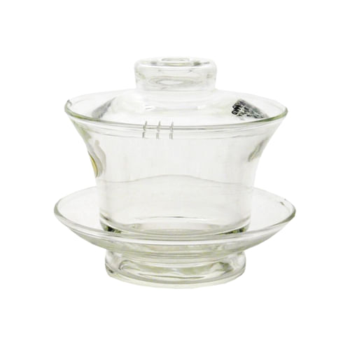 Čínska sklenená šálka Gaiwan Čínska sklenená šálka Gaiwan