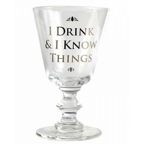 Poháre na víno Game of Thrones - I Drink and I Know Things Poháre na víno Game of Thrones - I Drink and I Know Things