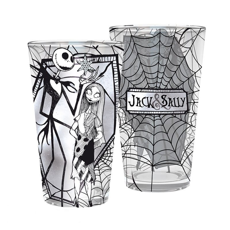 Sklenice Nightmare Before Christmas - Jack & Sally
