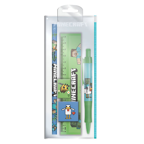 Školské potreby Minecraft, 5 ks Školské potreby Minecraft, 5 ks