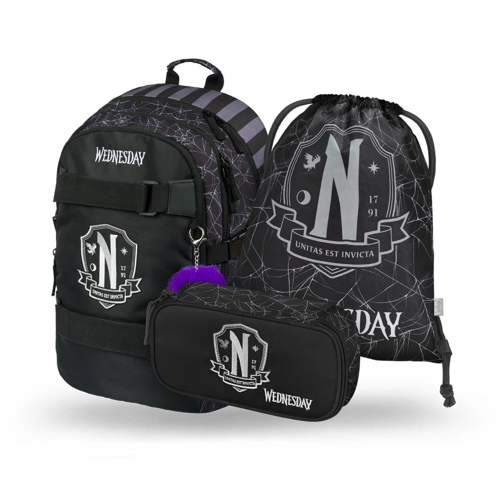 Školský set Skate Wednesday - Nevermore