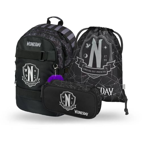 Školská súprava korčule v stredu - Nevermore Školská súprava korčule v stredu - Nevermore