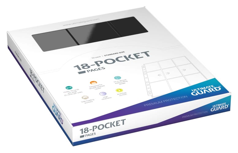 Stránky pre kartový album 50ks - 18 pocket Stránky pre kartový album 50ks - 18 pocket