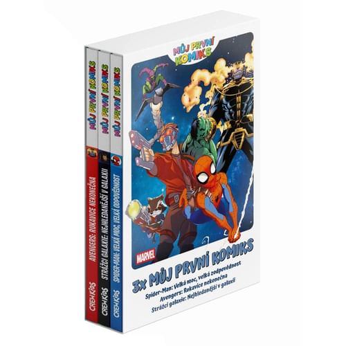 Špeciálny balíček: 3x Môj prvý komiks (Avengers, Spider-man, Guardians of the Galaxy) Špeciálny balíček: 3x Môj prvý komiks (Avengers, Spider-man, Guardians of the Galaxy)