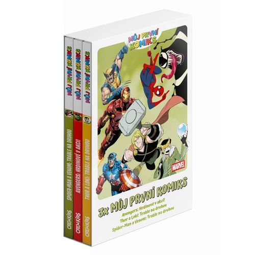 Špeciálny balíček: 3x Môj prvý komiks (Thor a Loki, Spider-man a Venom, Avengers) Špeciálny balíček: 3x Môj prvý komiks (Thor a Loki, Spider-man a Venom, Avengers)