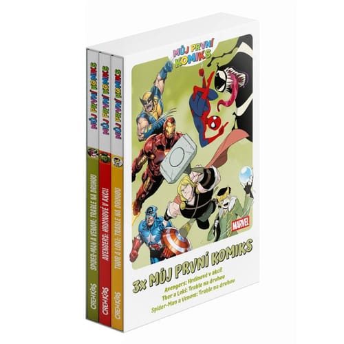 Levně Speciální balíček: 3x Můj první komiks (Thor a Loki, Spider-man a Venom, Avengers)