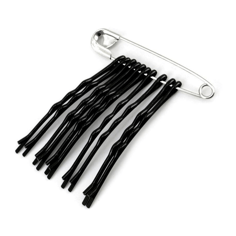 Sponky do vlasov – čierne