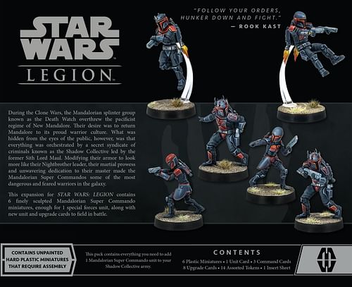 Obrázok Star Wars: Legion - Mandalorian Super Commandos Unit Expansion