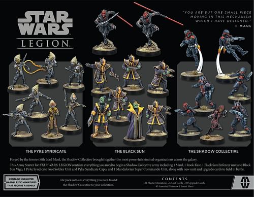 Obrázok Star Wars: Legion - Shadow Collective Starter Set