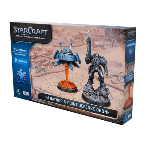 Levně StarCraft: The Miniatures Game - Terran Jim Raynor & Point Defense Drone