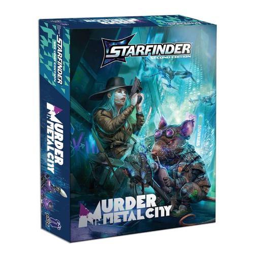Starfinder: Vražda v Metal City - Deluxe Adventure (2 vydania) - poškodené Starfinder: Vražda v Metal City - Deluxe Adventure (2 vydania) - poškodené