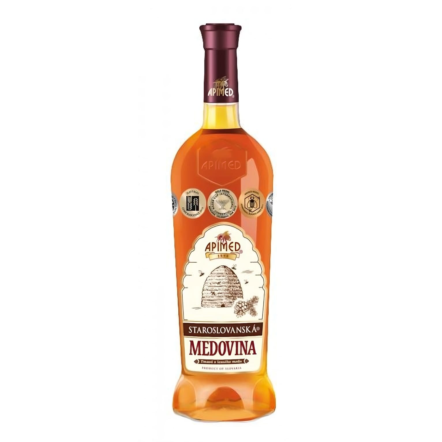 Staroslovanská medovina - tmavá z lesného medu (Apimed) 0,75 l