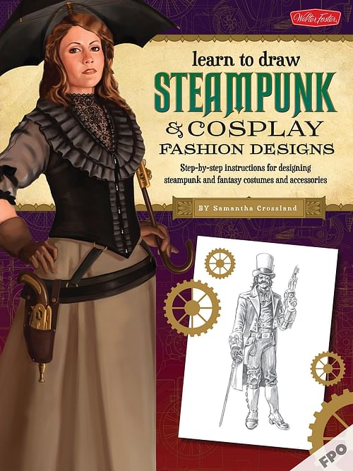 Obrázok Steampunk & Cosplay Fashion Design & Illustration - Samantha Crossland