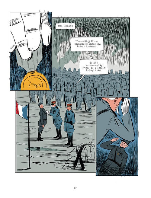 Obrázok Štefánik - komiksový román - Gabriela Kyselová