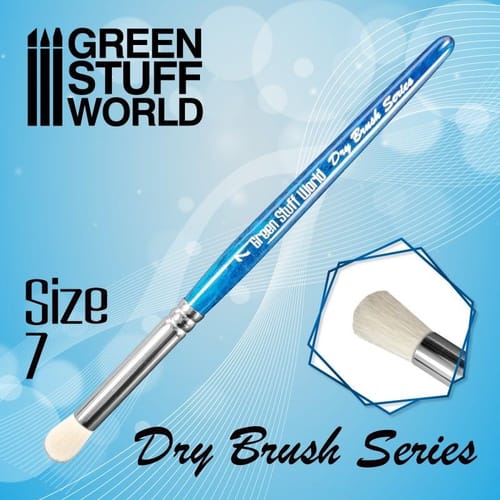 Levně Štětec Green Stuff World Blue Series (Dry Brush) 7