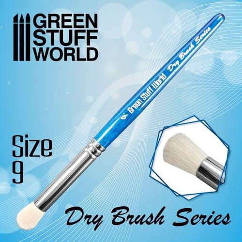 Levně Štětec Green Stuff World Blue Series (Dry Brush) 9