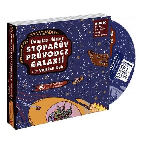 Stopařův průvodce galaxií - audiokniha (5 CD)