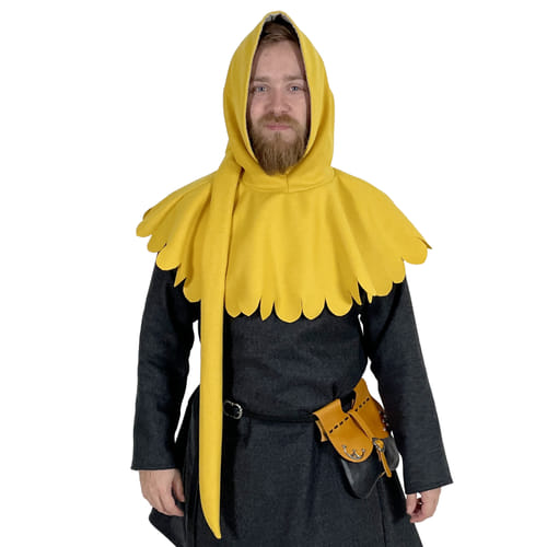 Levně imago Středověká vlněná kápě - žlutá