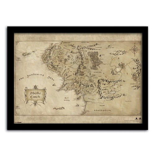 Stredozem - nástenná maľba Stredozem - nástenná maľba